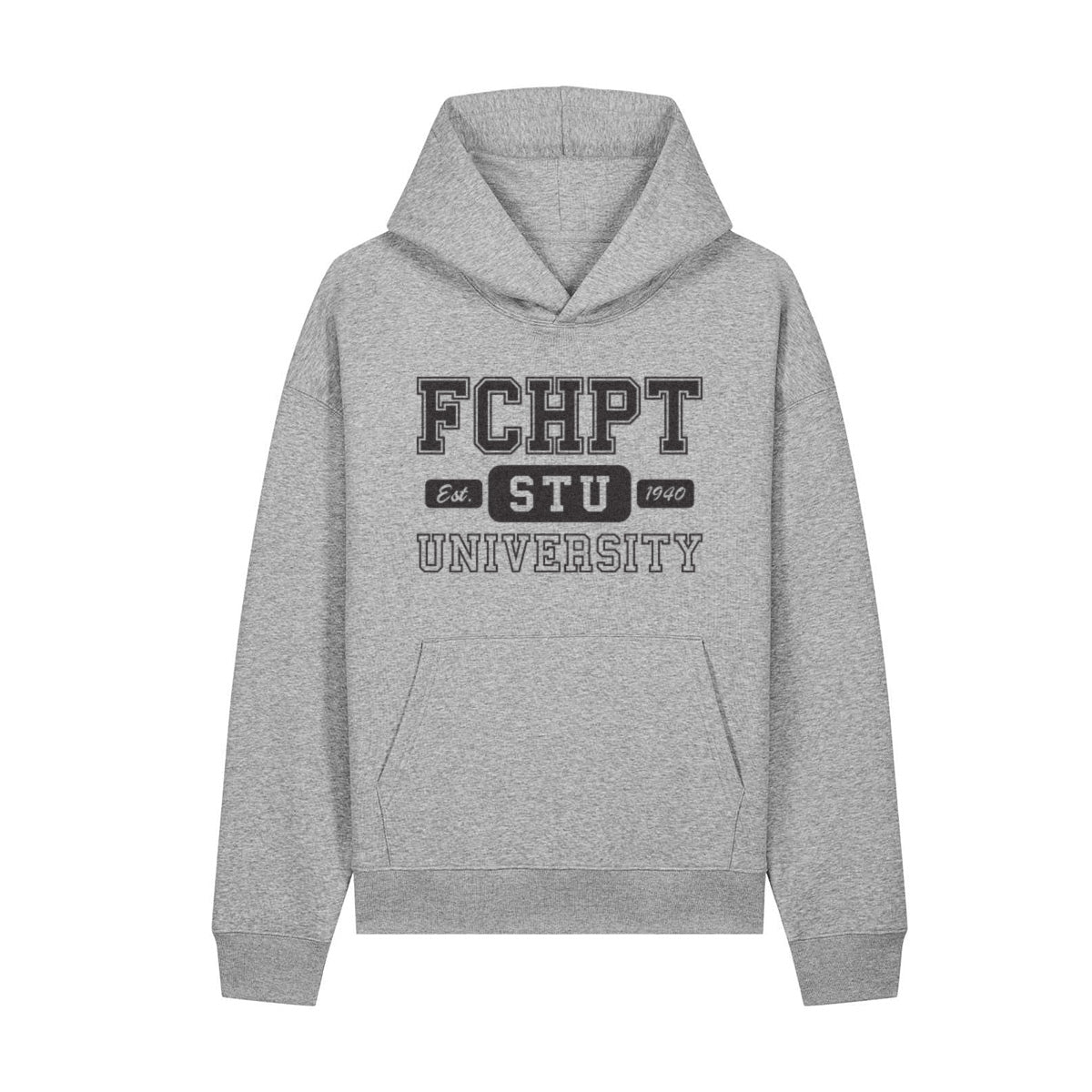 FCHPT STUBA Hoodie Premium v sivej farbe
