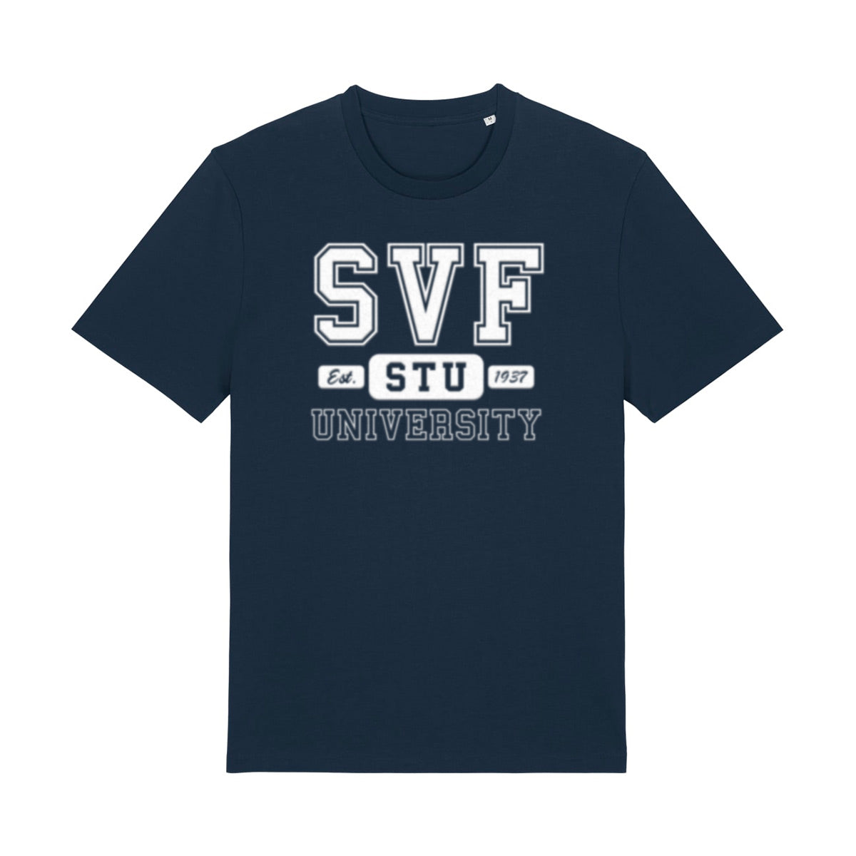 Fakultné tričko SVF STU tmavomodré – organická bavlna Stanley/Stella