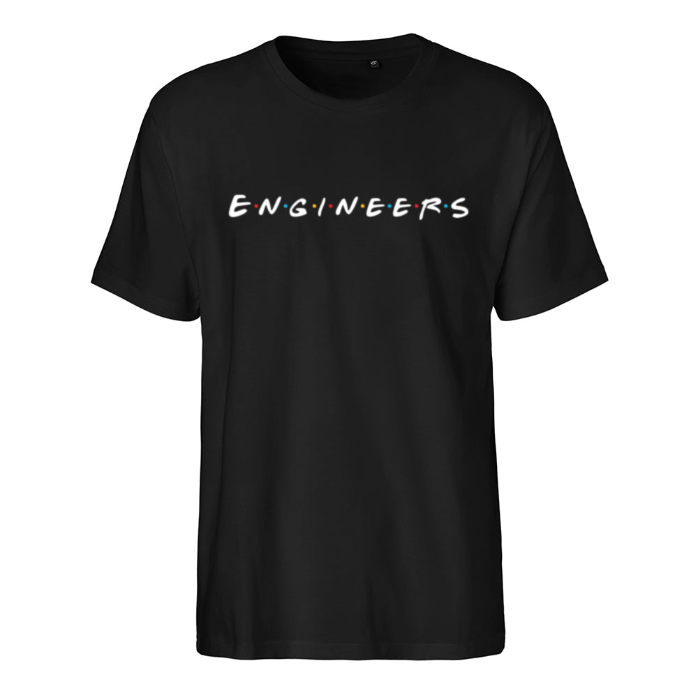 Engineers tričko unisex – Black