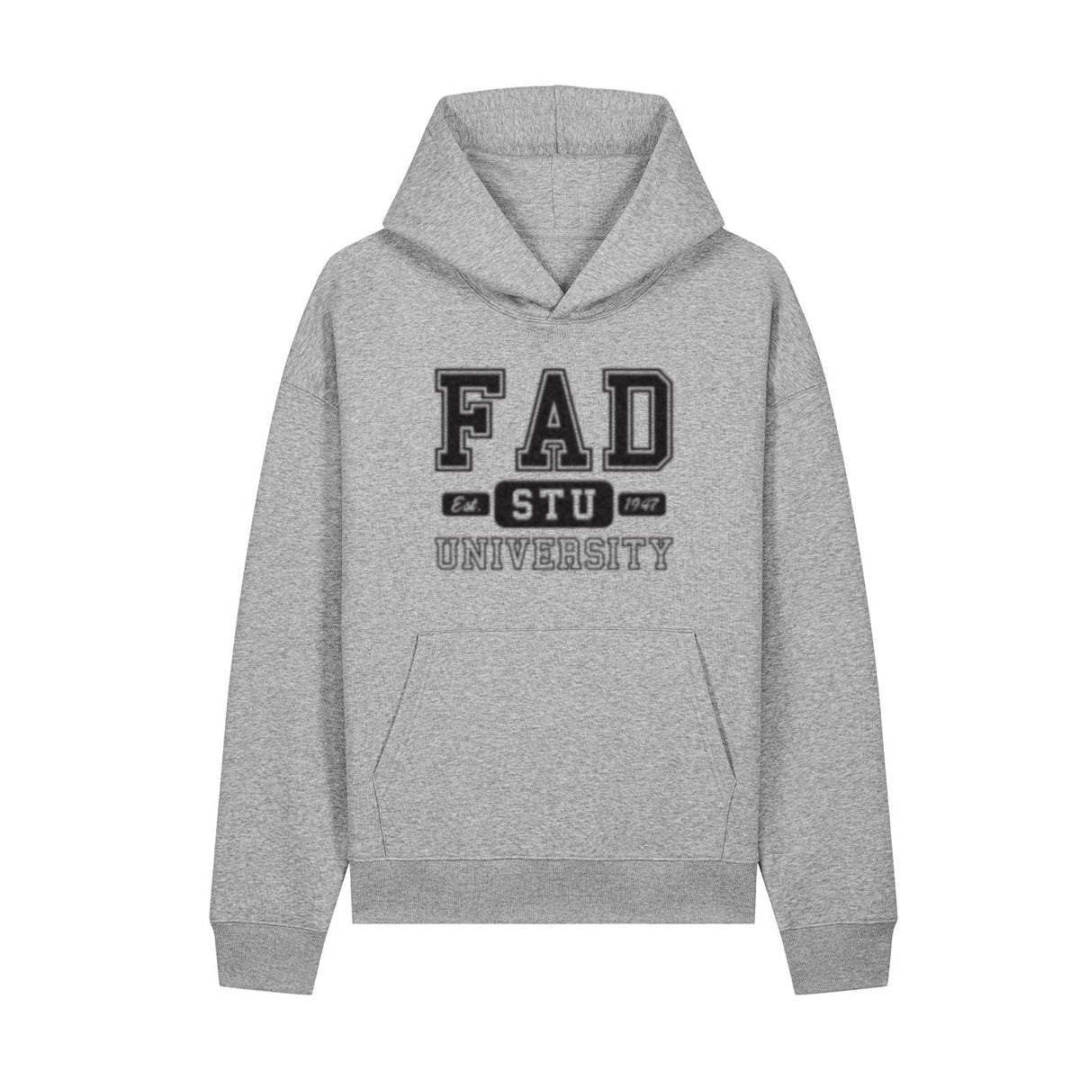 FAD STUBA mikina prémium sivá
