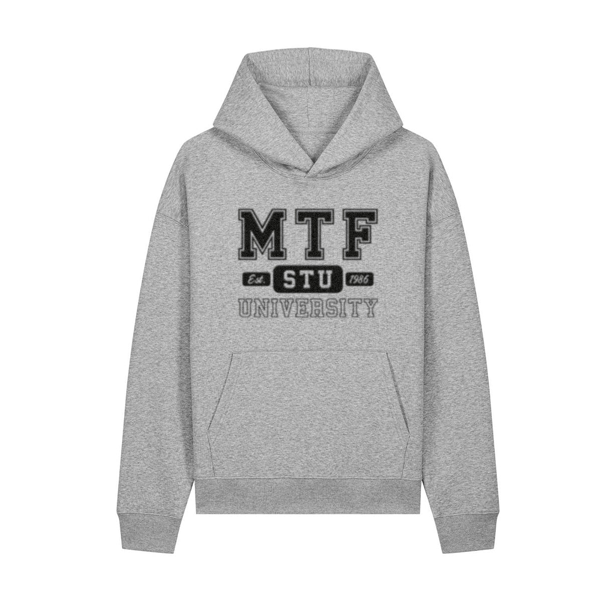 MTF STUBA Hoodie prémiová sivá
