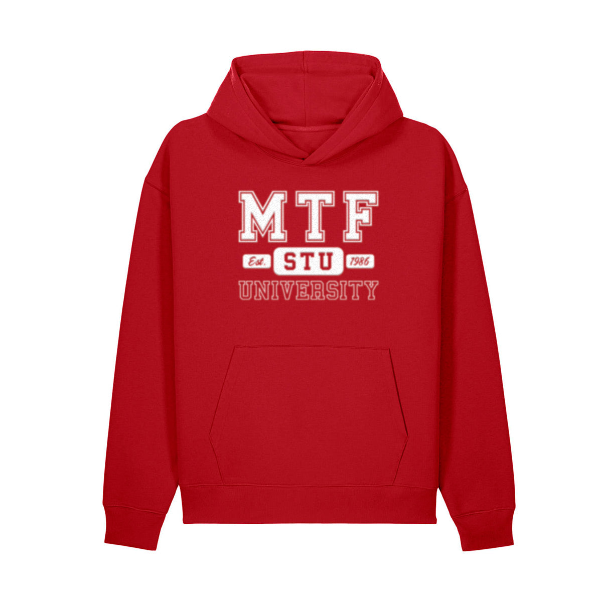 MTF STUBA Hoodie prémiová červená