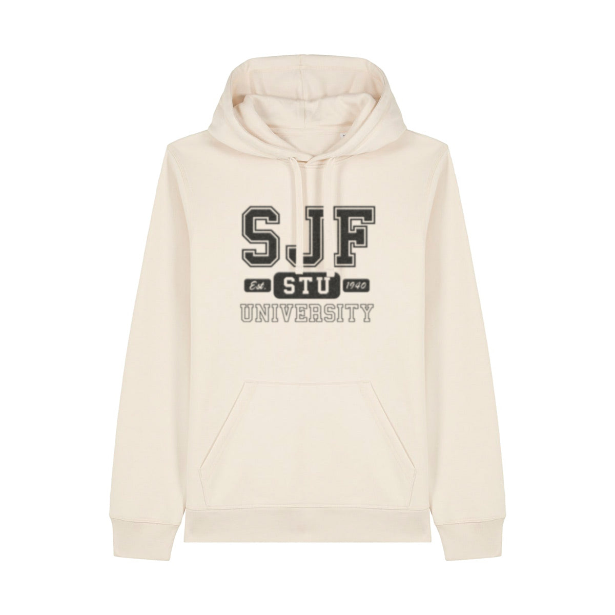 SJF STUBA Hoodie unisex mikina natural