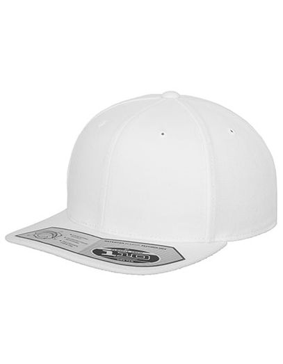 110 Fitted Snapback - White