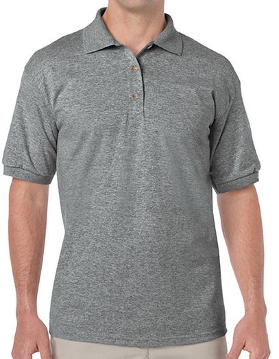 DryBlend® Adult Polo - Graphite Heather