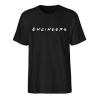 Engineers tričko unisex - black