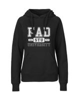 FAD STUBA hoodie dámska - black