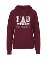 FAD STUBA hoodie dámska - burgundy