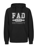 FAD STUBA hoodie unisex - black