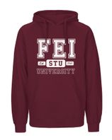 FEI STUBA hoodie unisex - burgundy