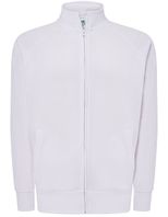 Full Zip Sweatshirt - White