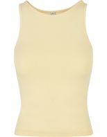 Ladies Racer Back Top - Soft Yellow