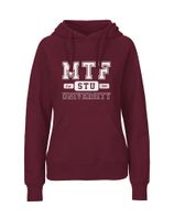 MTF STUBA hoodie dámska - burgundy