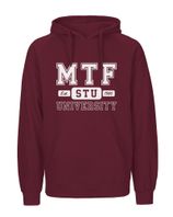 MTF STUBA hoodie unisex - burgundy