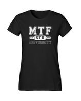 MTF STUBA tričko dámske - black