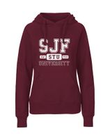 SJF STUBA hoodie dámska - burgundy
