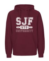SJF STUBA hoodie unisex - burgundy