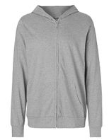 Unisex Jersey Hoodie With Zip - Sport Grey