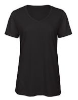 Women´s V-Neck Triblend T-Shirt - Black