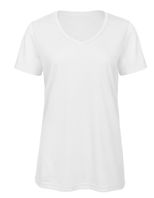 Women´s V-Neck Triblend T-Shirt - White